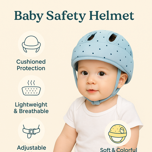 🛡️ Confidence in Every Step — Discover the Baby Safety Helmet by Kuddle Kart